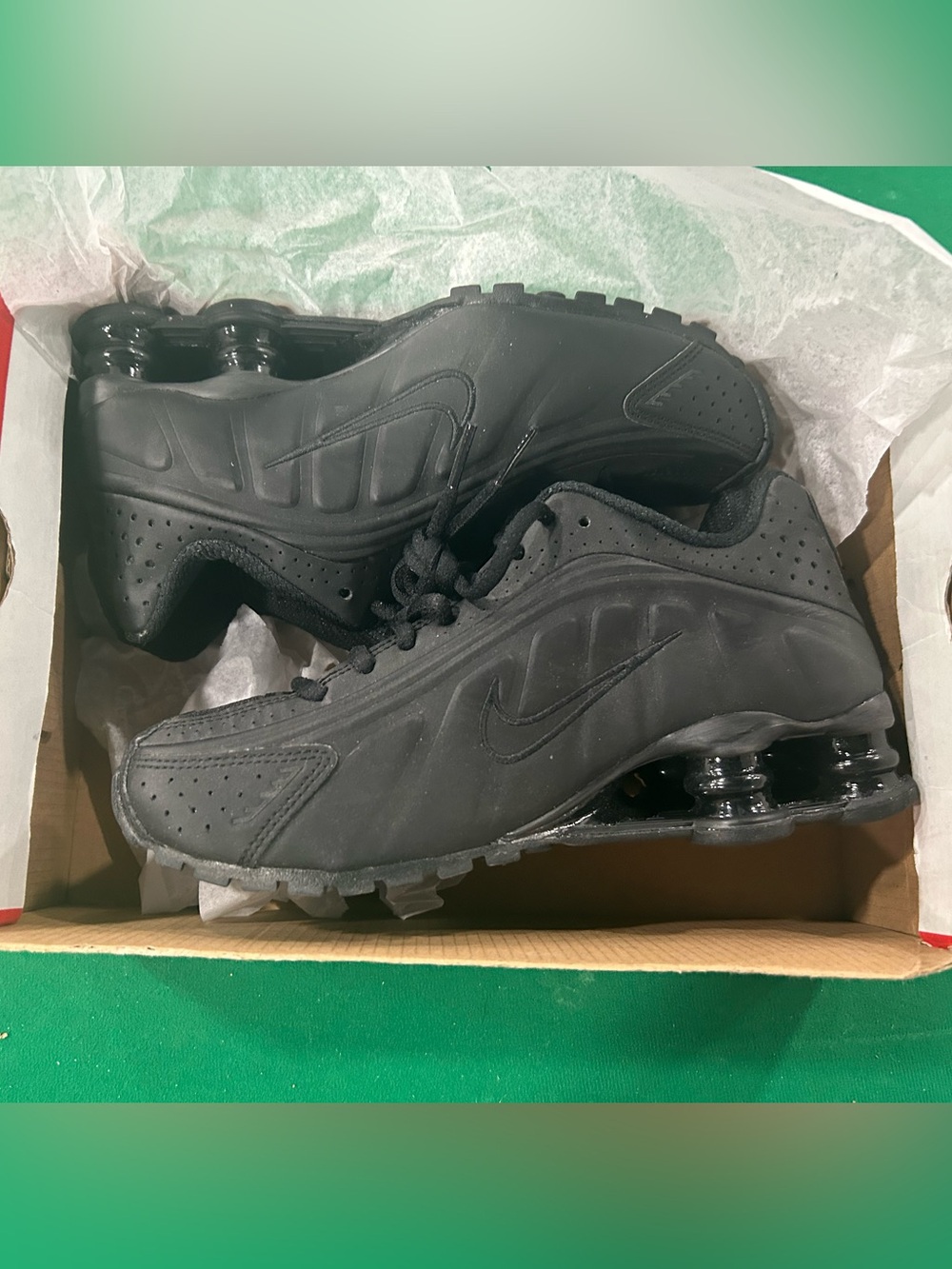 Nike Men’s Black Shox Athletic Sneakers